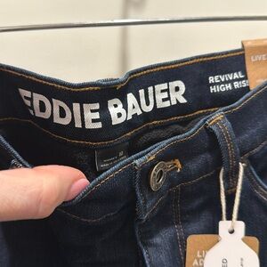 Eddie Bauer Fleece Lined Slim Straight Jeans